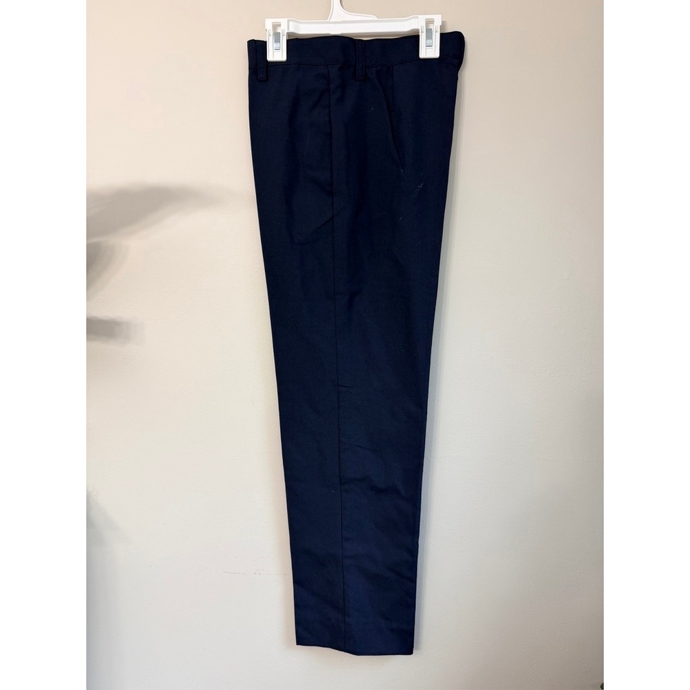 Cat & Jack School Uniform Pants Boys 16 Navy Blue Straight Leg NWT